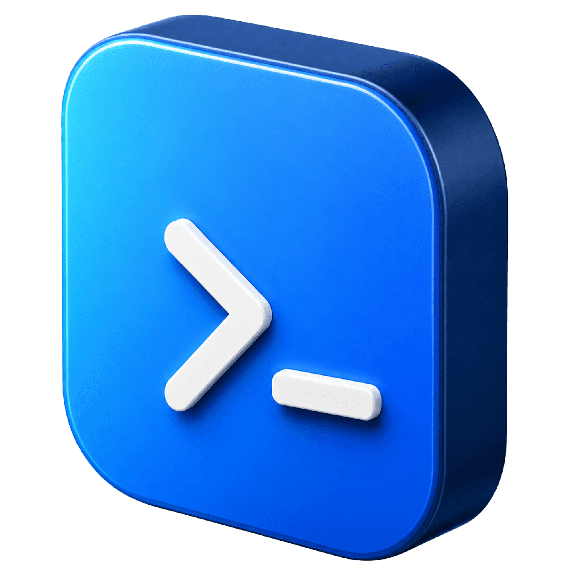Custom-coded from the command line