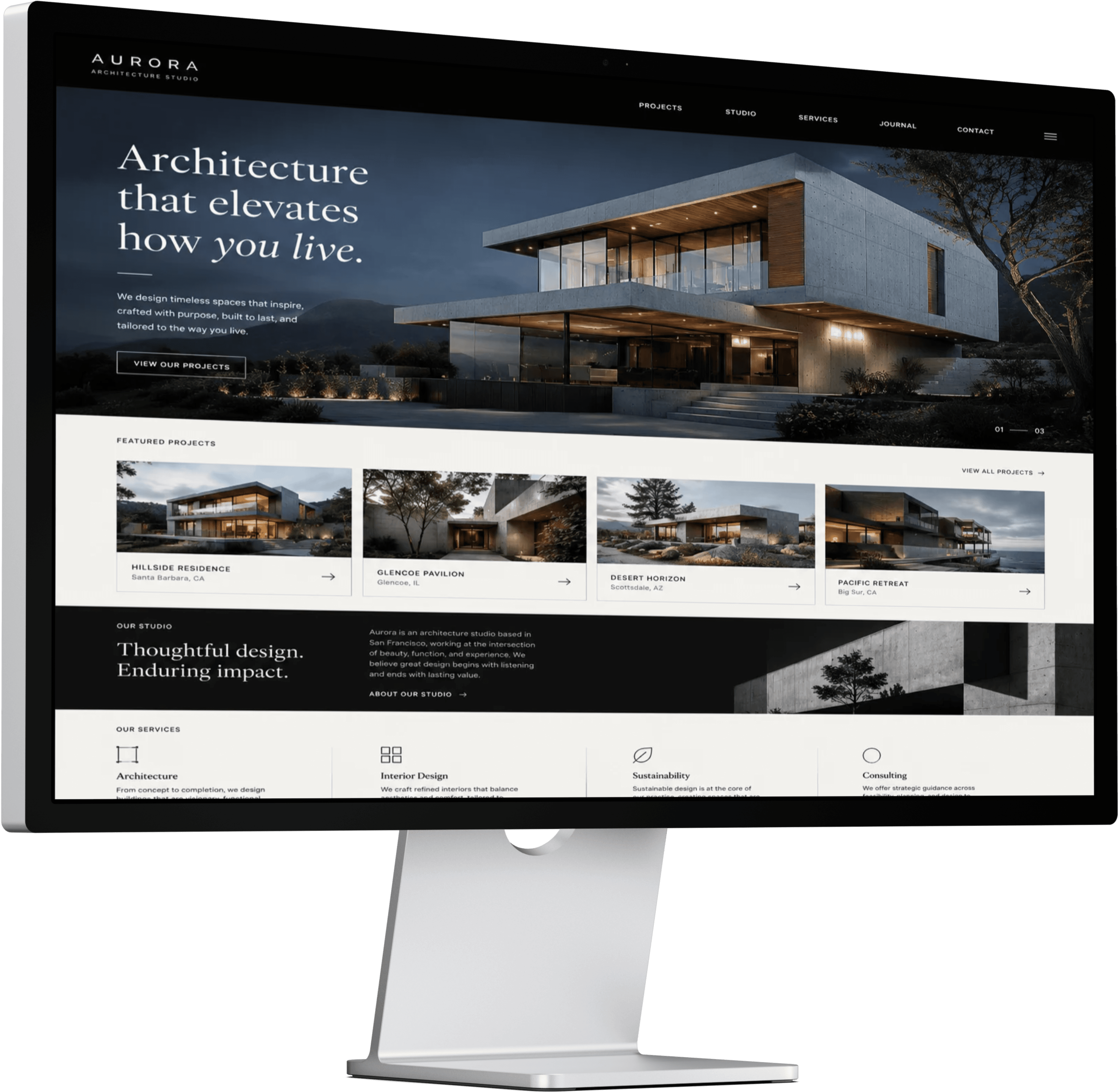 Portfolios, blogs & static sites — example built by Behm Software